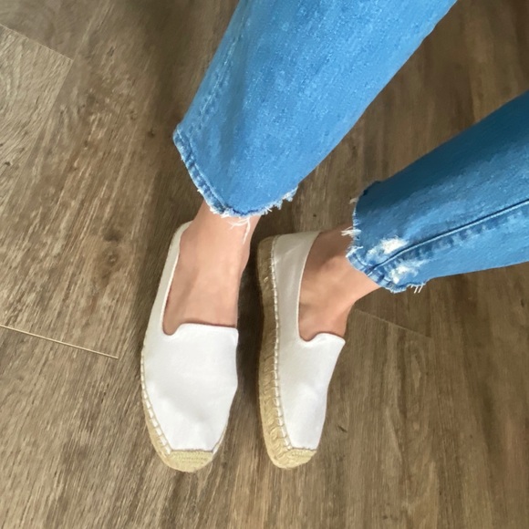 Soludos Canvas Platform Smoking Espadrilles size 8 - Picture 3 of 9